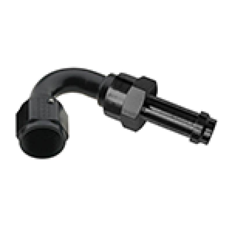 Fragola Black Straight EZ Street Hose End (750106-BL)