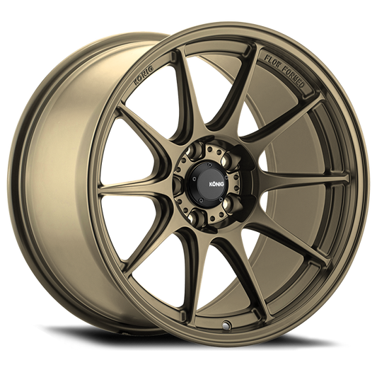Konig Dekagram Gloss Bronze | 16x8" +40mm | 4x108mm Wheel