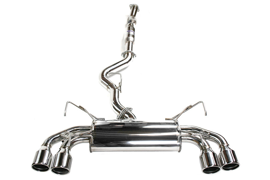 Invidia Q300 Stainless Steel Dual Cat-Back Exhaust System | 2008-2014 Subaru STi & 2011-2014 Subaru WRX Hatchback (HS08STIG3S)