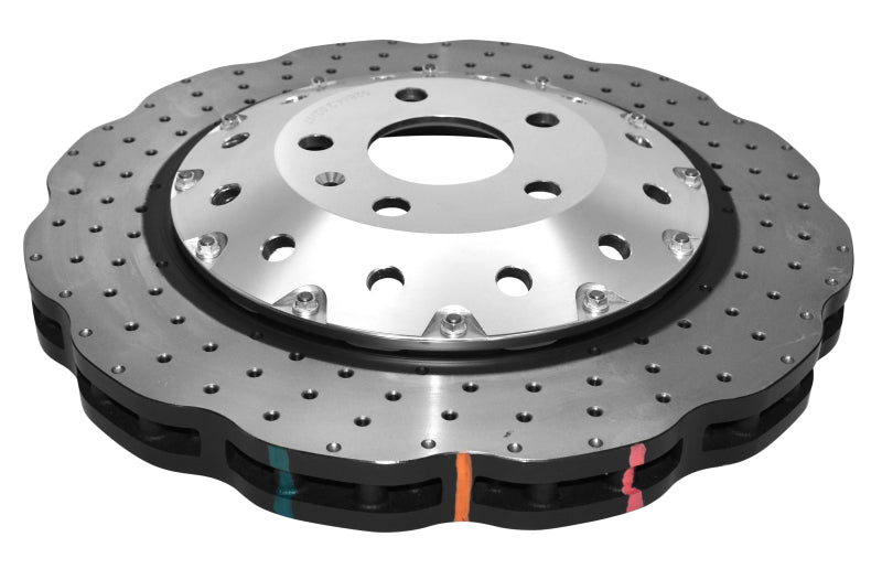 DBA 5000 Series Drilled Front Brake Rotor | Audi RS-3 (15+) (DBA52844SLVXD)