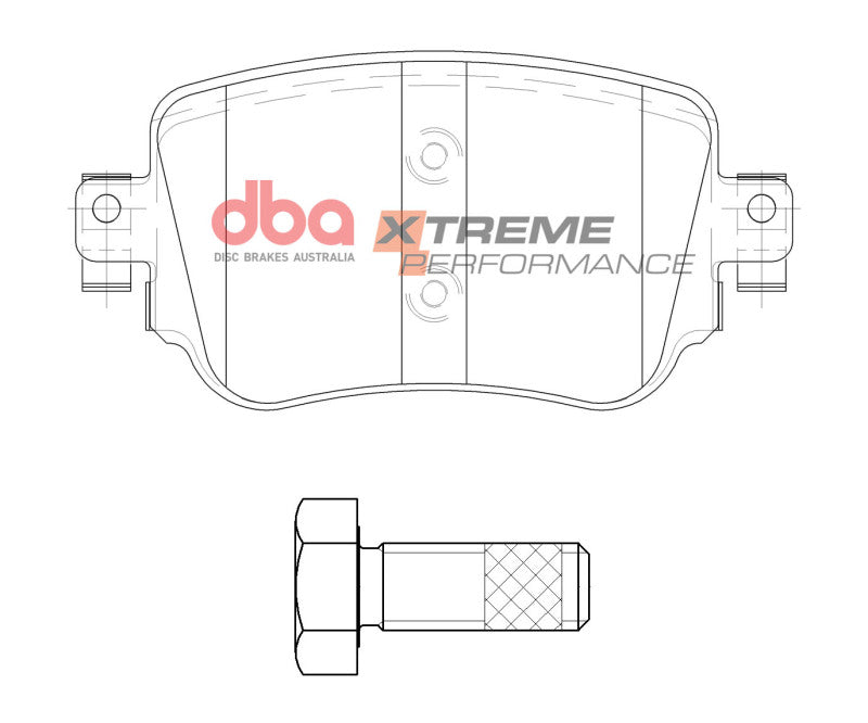DBA Rear XP Performance Brake Pads | Audi Q3 (16-19) (DB15009XP)