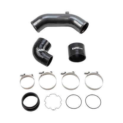 Wehrli 2017+ Ford 6.7L Power Stroke 3.5in Cold Side Intercooler Pipe - Gun Metal