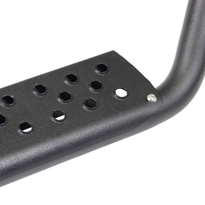 Go Rhino Dominator Extreme D6 SideSteps - Tex Blk - 4in Drop Down Steps (Pair)