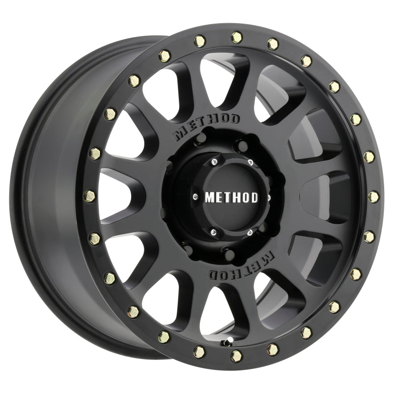 Method MR305-HD NV Matte Black | 17x8.5" +0mm | 8x180mm Wheel