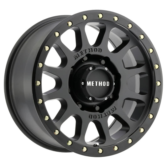 Method MR305-HD NV Matte Black | 18x9" +18mm | 8x180mm Wheel