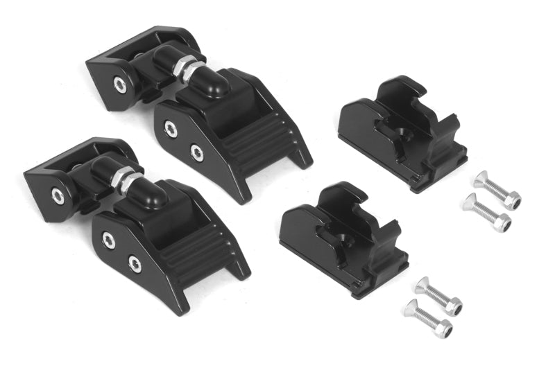 Rugged Ridge 11210.15 Hood Catches Black Aluminum for 97-06 Jeep Wrangler TJ