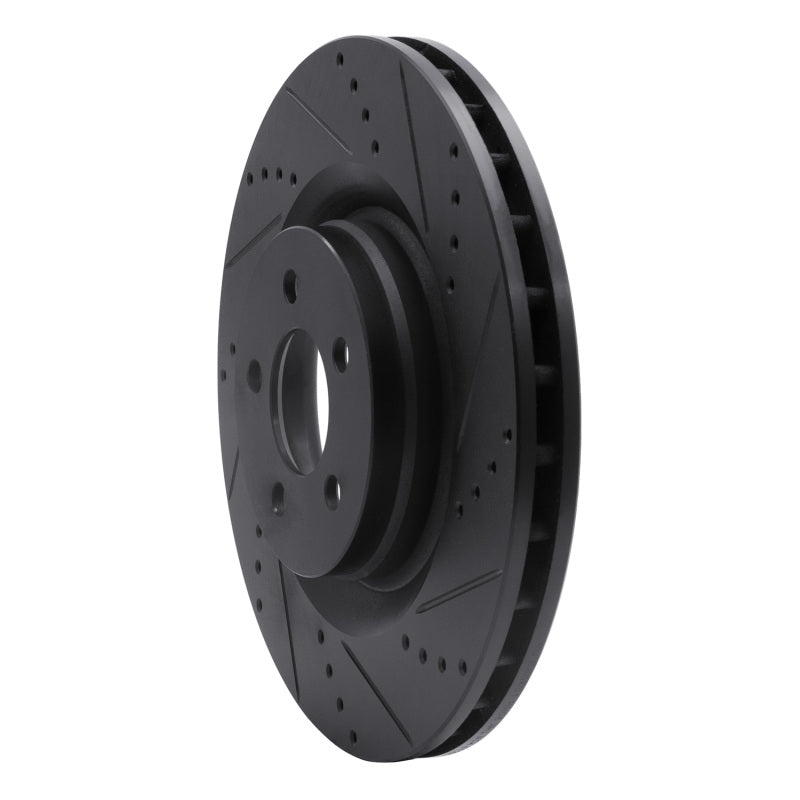 DFC D&S Black Brake Rotor (FRONT RIGHT): Chrysler 300 (05-23)