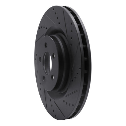 DFC D&S Black Brake Rotor (FRONT RIGHT): Chrysler 300 (05-23)