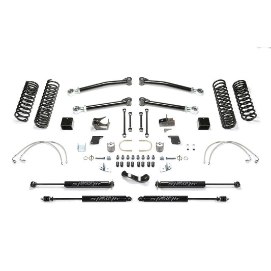 Fabtech 5" Trail LT w/ Stealth Suspension Lift Kit | Jeep JK 2-Door (07-18) (K4068M)