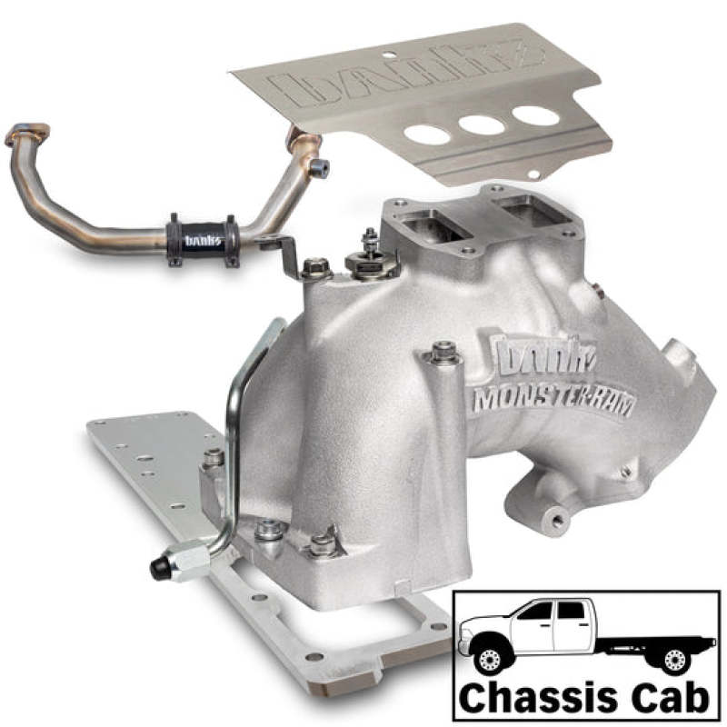 Banks 19-24 Ram 6.7L Diesel Monster-Ram Intake w/Fuel Line | Ram 3500/4500/5500 (42805-N)