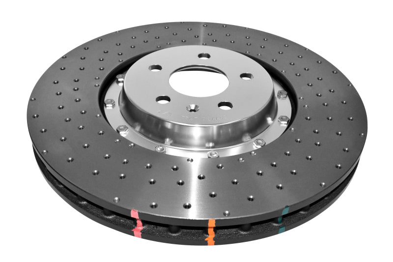 DBA 5000 Series Slotted 2P Rotor w/ Silver Hat | Audi A8 Quattro (14-17) (DBA52774SLVXD)