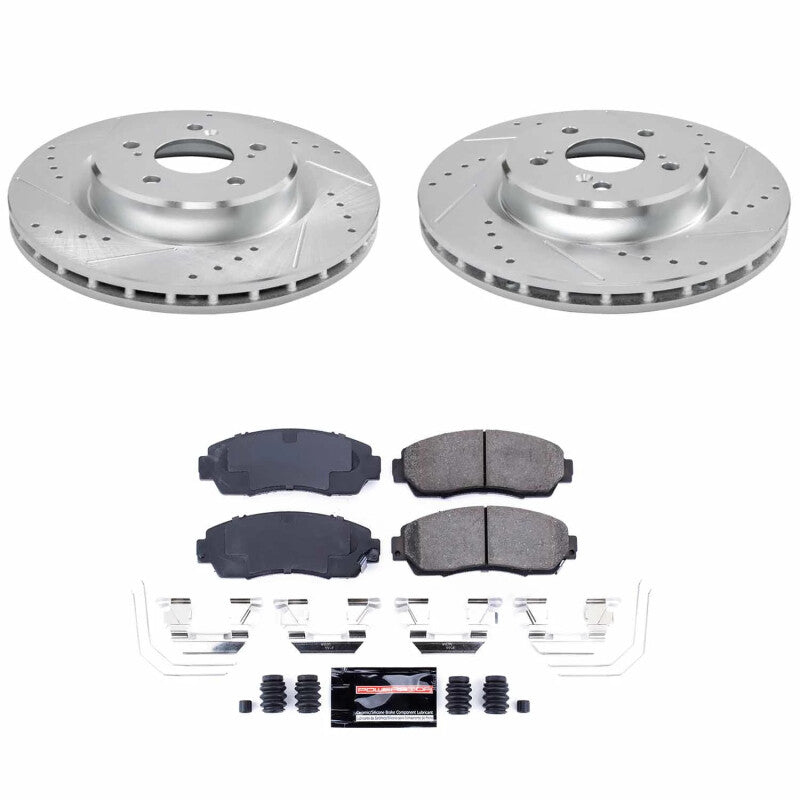 PowerStop 21-25 Acura TLX Front Z23 Evolution Brake Kit (K8930)