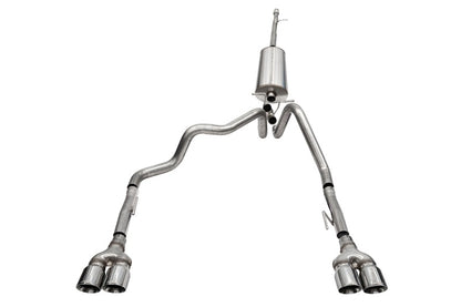 CORSA Sport / 3.0 in Cat-Back DRE Twin 4.0 in | Silverado/Sierra 19-25 5.3L (21201BPC)