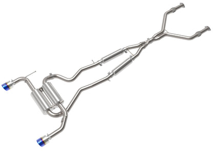 aFe Takeda 2.5in SS Cat-Back Exhaust | Infiniti Q50 3.7L (14-15) (49-36136-C)