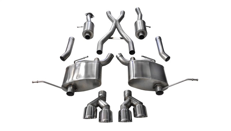 CORSA Sport / 2.5 in Cat-Back 4.0 in Twin Tips | 2014-21 Jeep Grand Cherokee 3.6L V6 (14984)