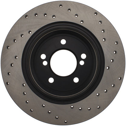 StopTech 128.34054R Sport Cross-Drilled Disc Brake Rotor for 00-06 M3 M5