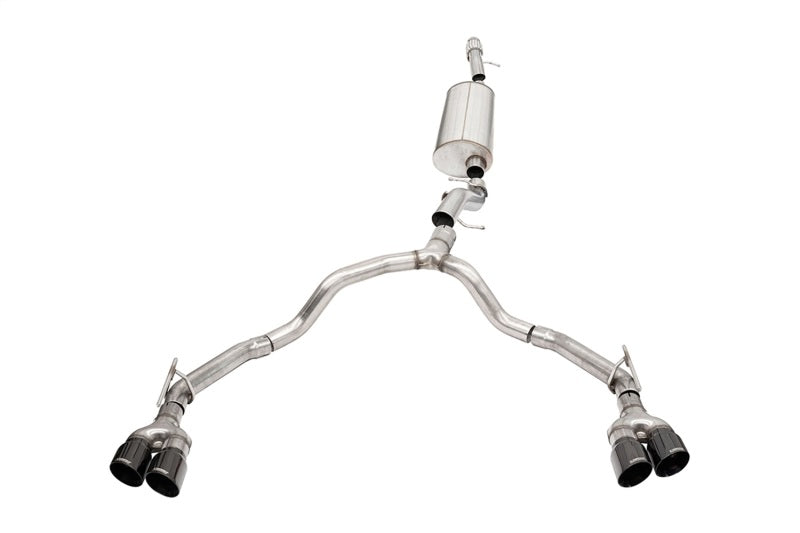CORSA Sport / 3.5 in DRE Cat-Back 4.0 in Twin Tips | Tahoe/Yukon 21-25 6.2L (21129BLK)