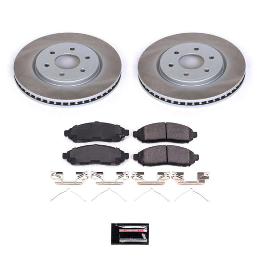PowerStop 09-12 Suzuki Equator Front Semi-Coated Rotor Kit (SC142)