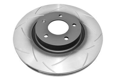 DBA Front T2 Uni-Directional Slotted Street Series Rotor | MazdaSpeed3 (06+) (DBA2962S)
