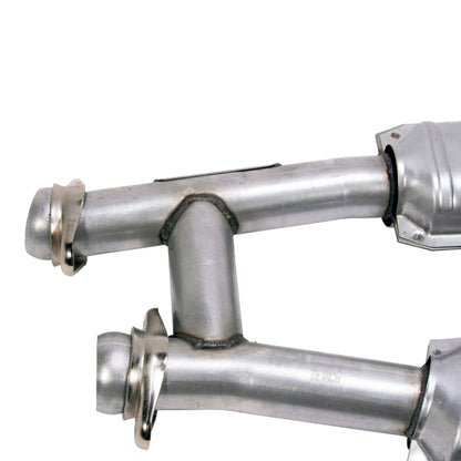 BBK 79-93 Mustang 5.0 2-1/2 High Flow H Pipe w/ Catalytic Converters (1521)