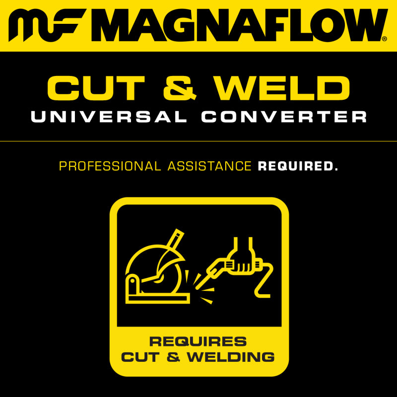 MagnaFlow Universal Catalytic Converter | BMW 3 Series/E30 82-94 (94005)