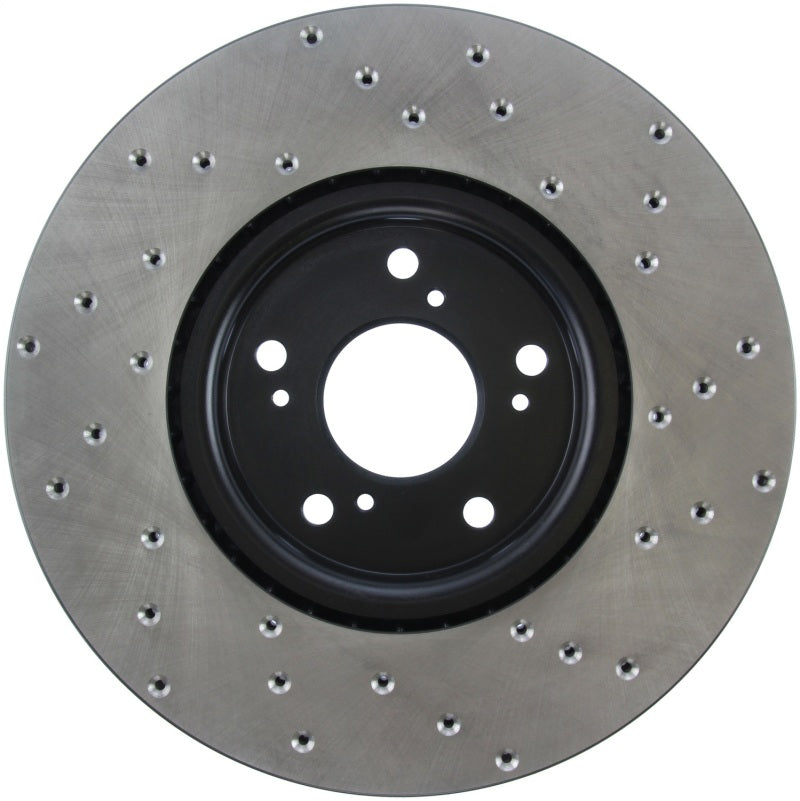 StopTech 128.40062R Sport Cross-Drilled Disc Brake Rotor for 04-08 TL