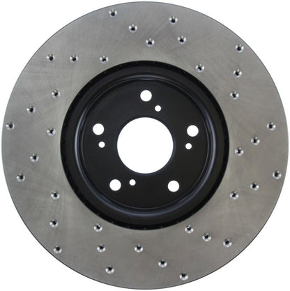 StopTech 128.40062R Sport Cross-Drilled Disc Brake Rotor for 04-08 TL