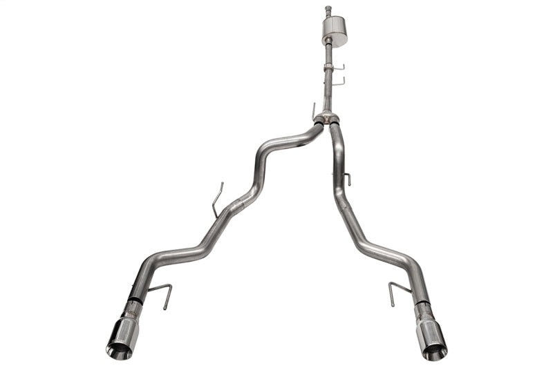 CORSA Sport / 3.0 in Cat-Back 4.0 in Single Tips | Ford F-150 Tremor (145.4 WB) (21185BLK)