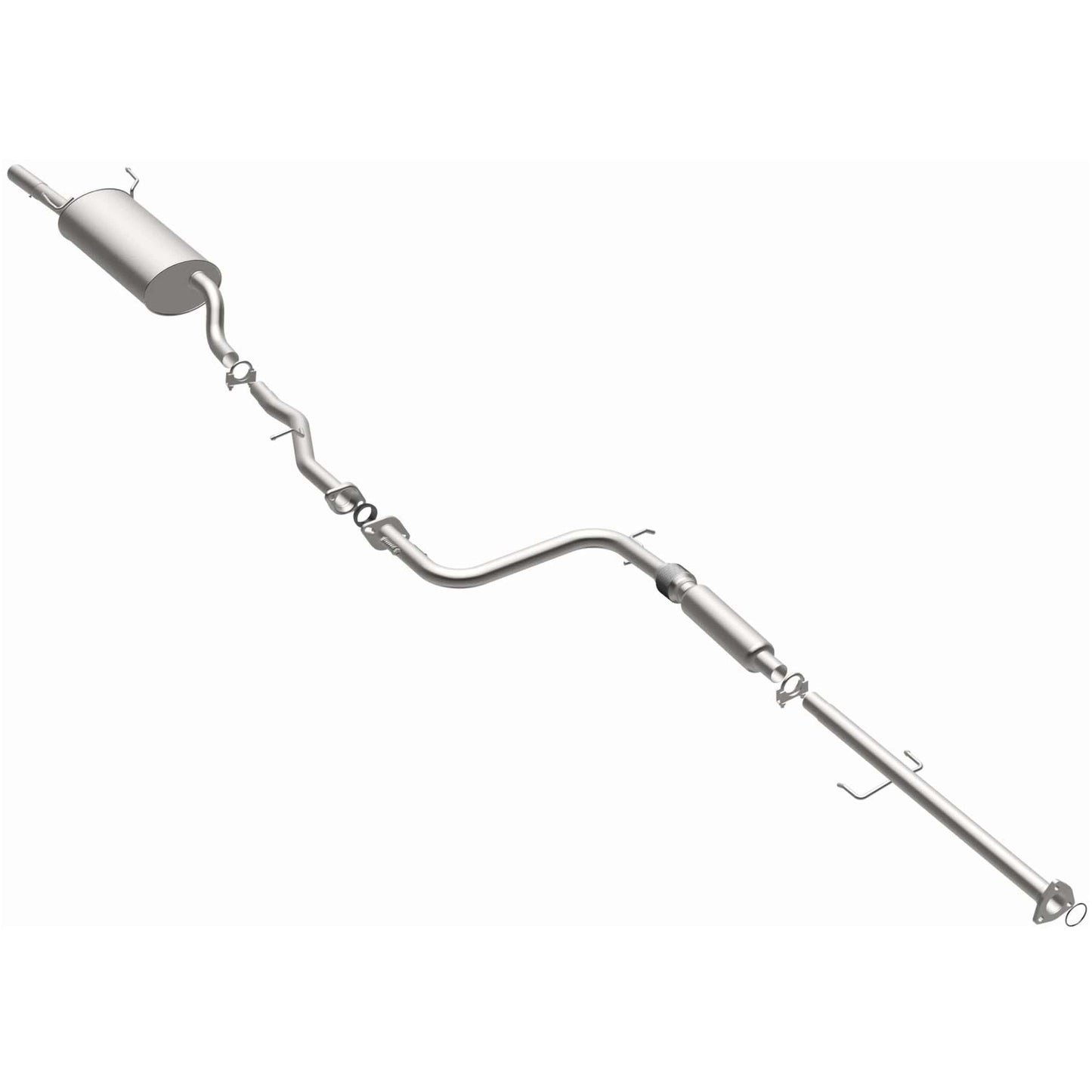 BRExhaust 1994-1997 Honda Accord 2.2L Direct-Fit Replacement Exhaust System