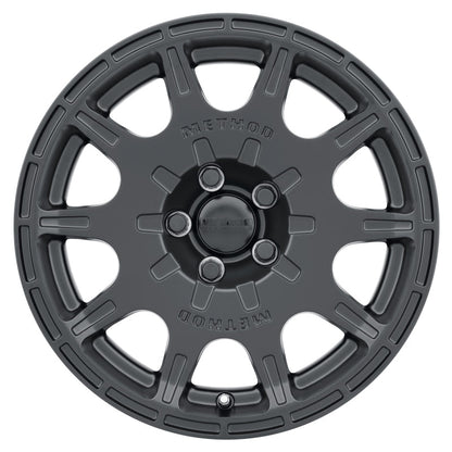 (set of 4) Method MR502 VT-Spec Matte Black | 15x7" +15mm | 5x114.3mm Wheel