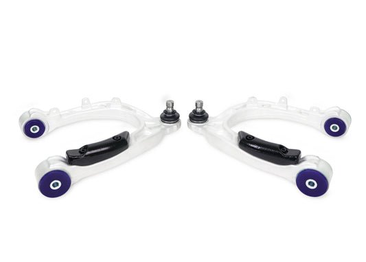 SuperPro ALOY0024K Front Upper Suspension Control Arm Kit for Tesla