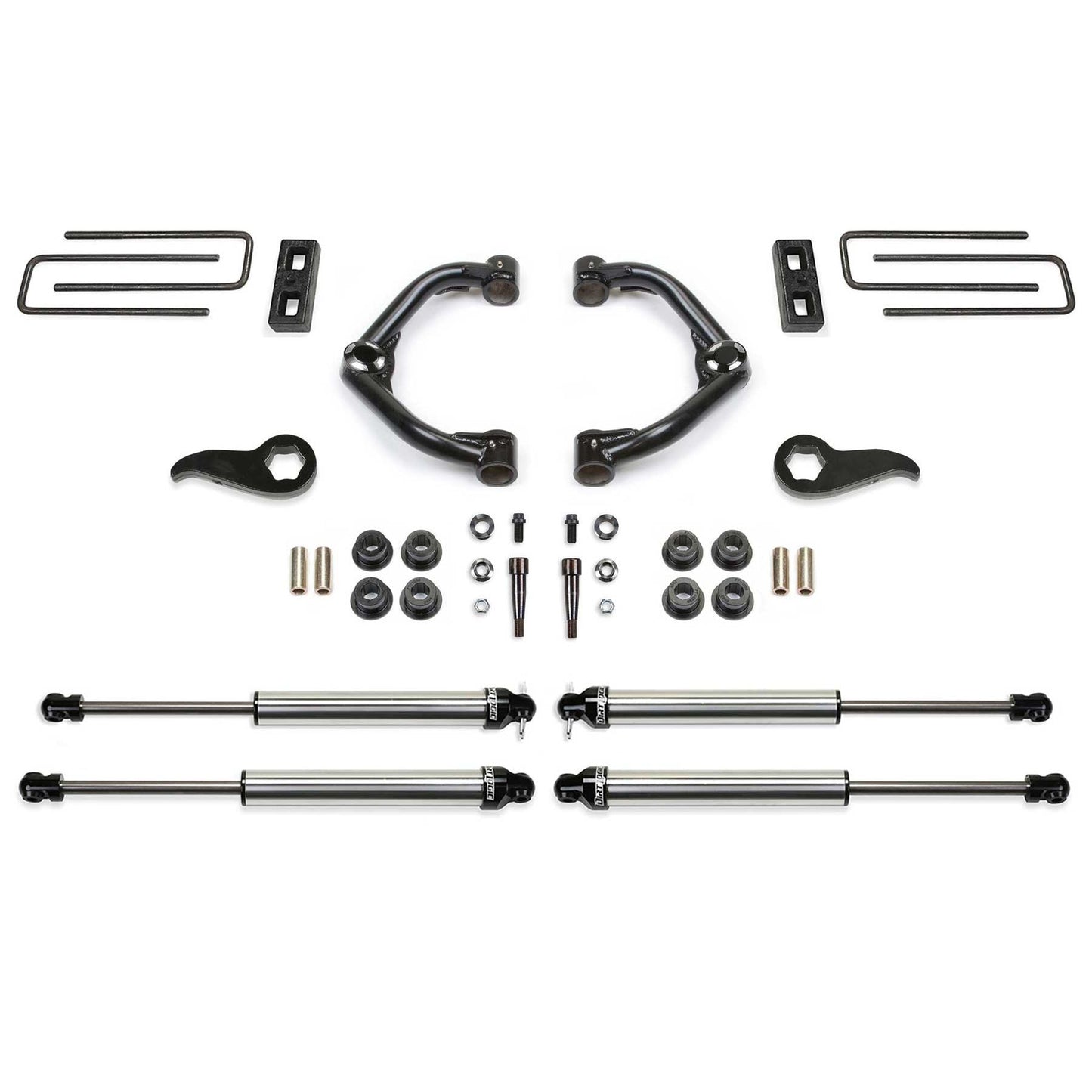 Fabtech 3.5in Uniball Upper Control Arm Kit w/ DLSS | GM K3500HD (20-21) (K1181DL)