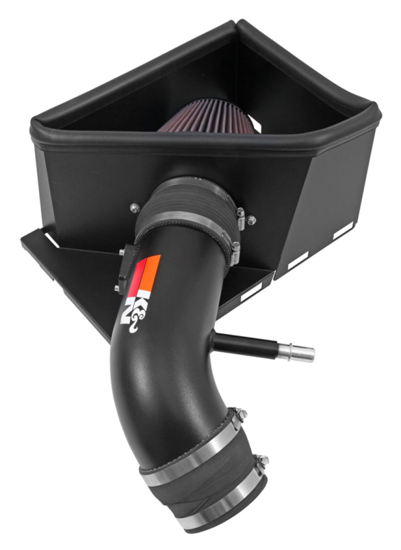 K&N High Flow Performance Intake Kit | Ram 2500/3500 6.4L V8 (14-15) K&N Engineering 77-1568KTK Ram 2500/3500 6.4L V8 High Flow Intake Kit