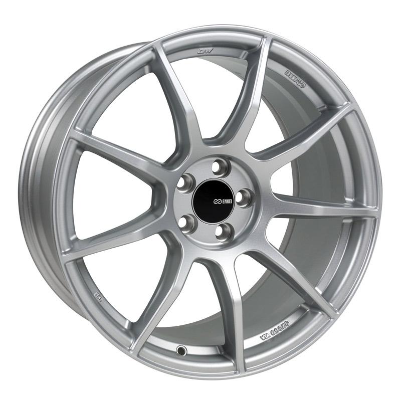 Enkei TS9 Black Paint | 17x8" +45mm | 5x100mm Wheel