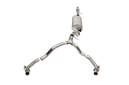 Corsa 21-25 Cadillac Escalade 6.2L Dual Rear 3.5/2.75in Sport Cat-Back Exhaust Uses Factory Bezels