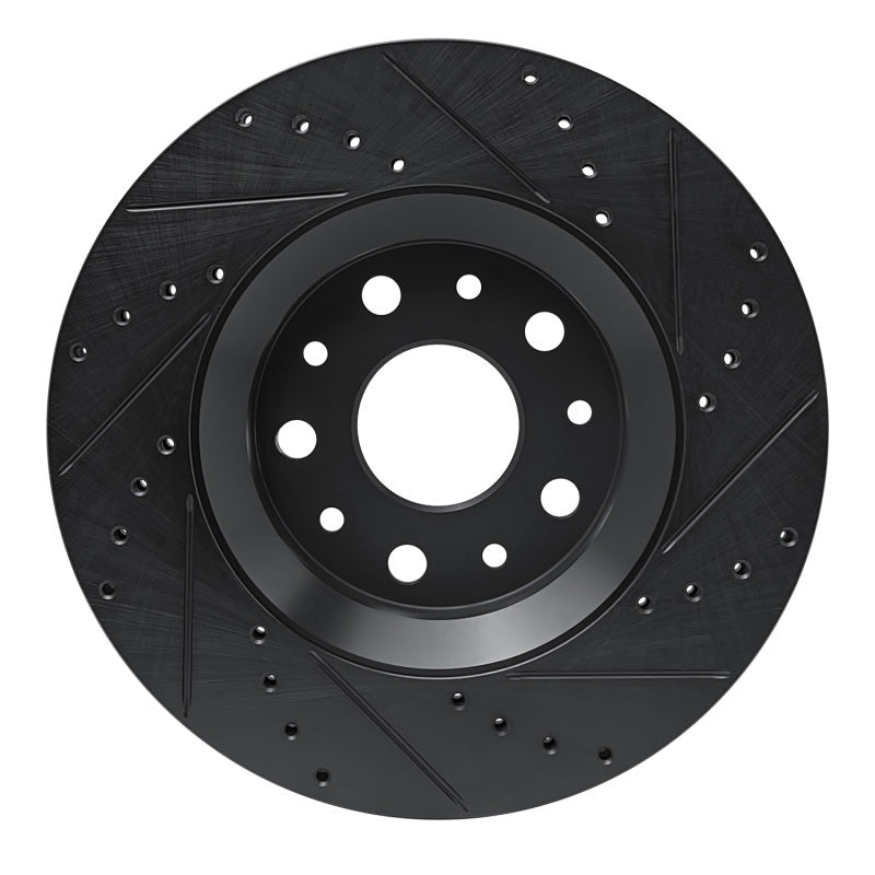 DFC D&S Black Brake Rotor (FRONT LEFT): Jeep Wrangler (18-25)