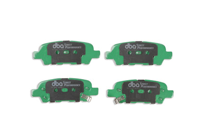 DBA SP500 Rear Street Performance Brake Pads | Nissan Sentra (07-13) (DB1509SP)