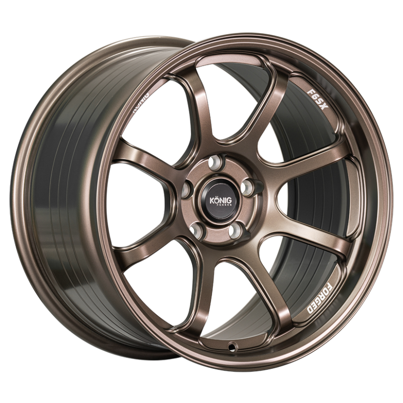 (set of 4) Konig F6SX Race Bronze | 18x8.5" +45mm | 5x114.3mm Wheel