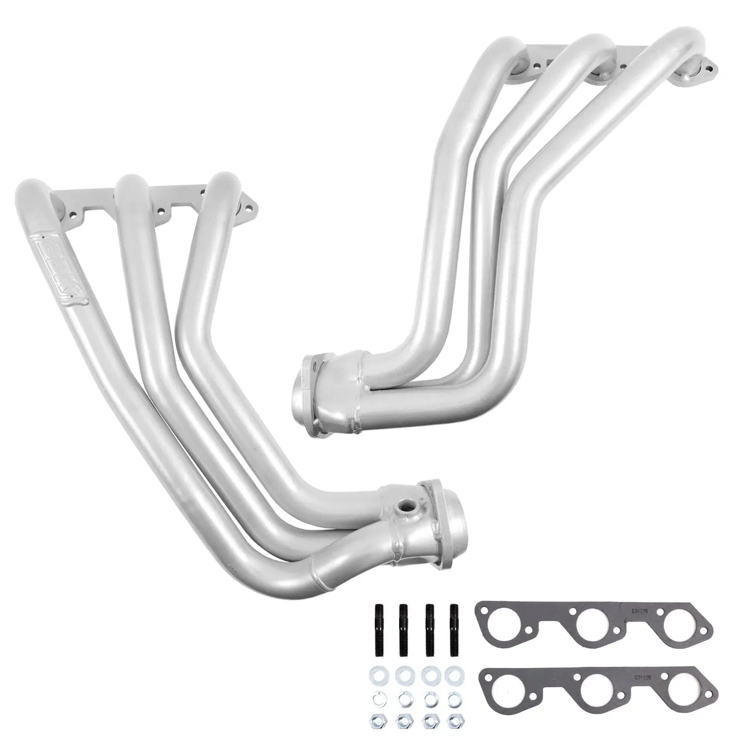 BBK 07-18 Jeep Wrangler 3.8 V6 Long Tube Headers & Y Pipe - 1-5/8 Ceramic (40500)