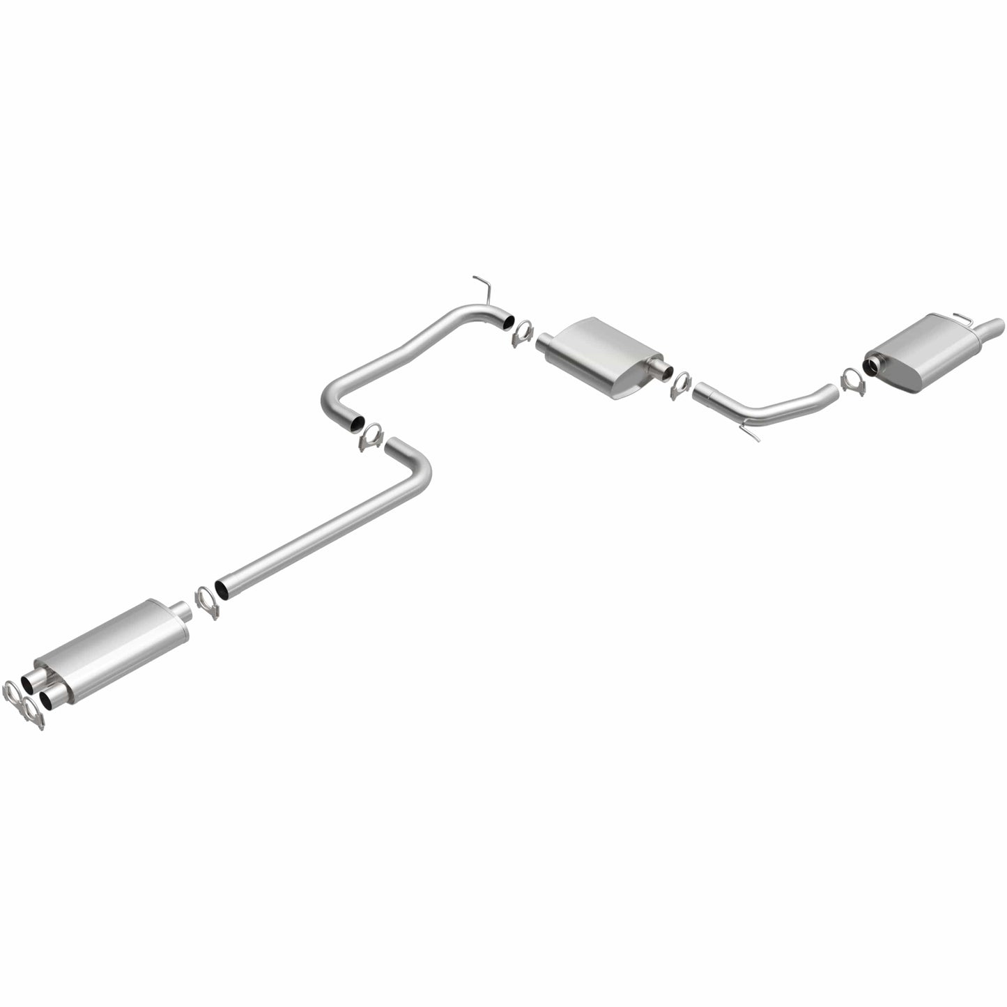 BRExhaust 1999-2004 Chrysler 300M 3.5L Direct-Fit Replacement Exhaust System