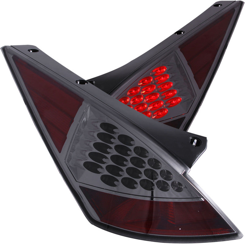 ANZO LED Smoke Taillights Pair | Nissan 350Z (03-05) (321254)