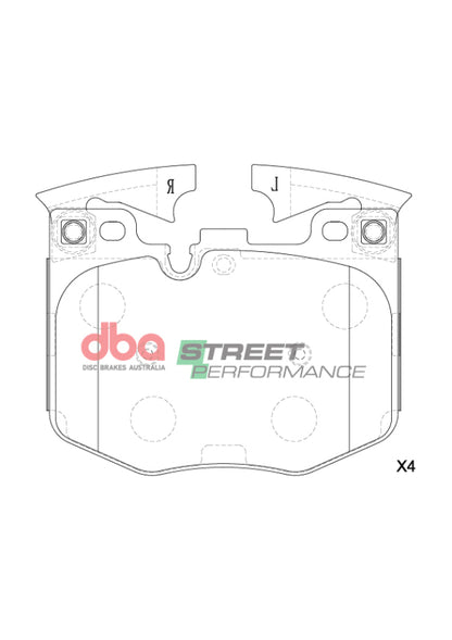 DBA Front Street Performance Brake Pads | BMW 420i Msport (23+) (DB15107SP)