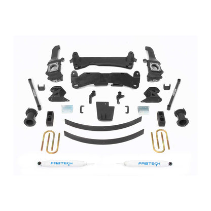 Fabtech 6in Basic Suspension System w/ Performance Shocks | Toyota Tacoma 4WD/2WD 6 Lug Models (05-14) (K7019)
