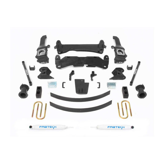Fabtech 6in Basic Suspension System w/ Performance Shocks | Toyota Tacoma 4WD/2WD 6 Lug Models (05-14) (K7019)
