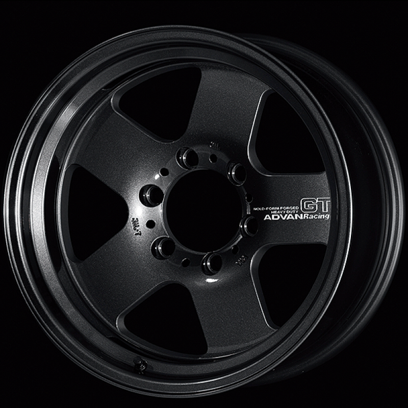 (set of 4) Advan GT Heavy Racing Titanium Black | 17x8.5" -10mm | 6x139.7mm Wheels