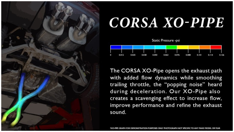 Corsa XO Pipe Exhaust | Chevy Corvette (05-13) (14163)
