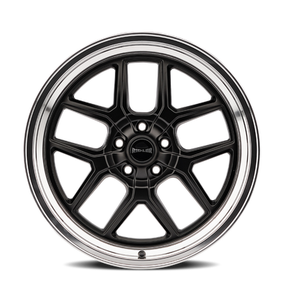 (set of 4) Ridler Wheels 610 Matte Black Polished | 20x8.5" +0mm | 5x120.65mm Wheels