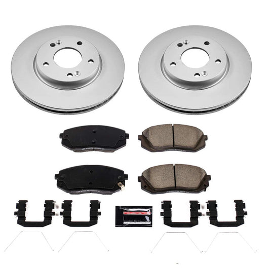PowerStop Front Z17 Coated Brake Kit | Hyundai Kona (22) (CRK9007)