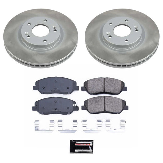 PowerStop 07-09 Hyundai Santa Fe Front Semi-Coated Rotor Kit (SC4665)