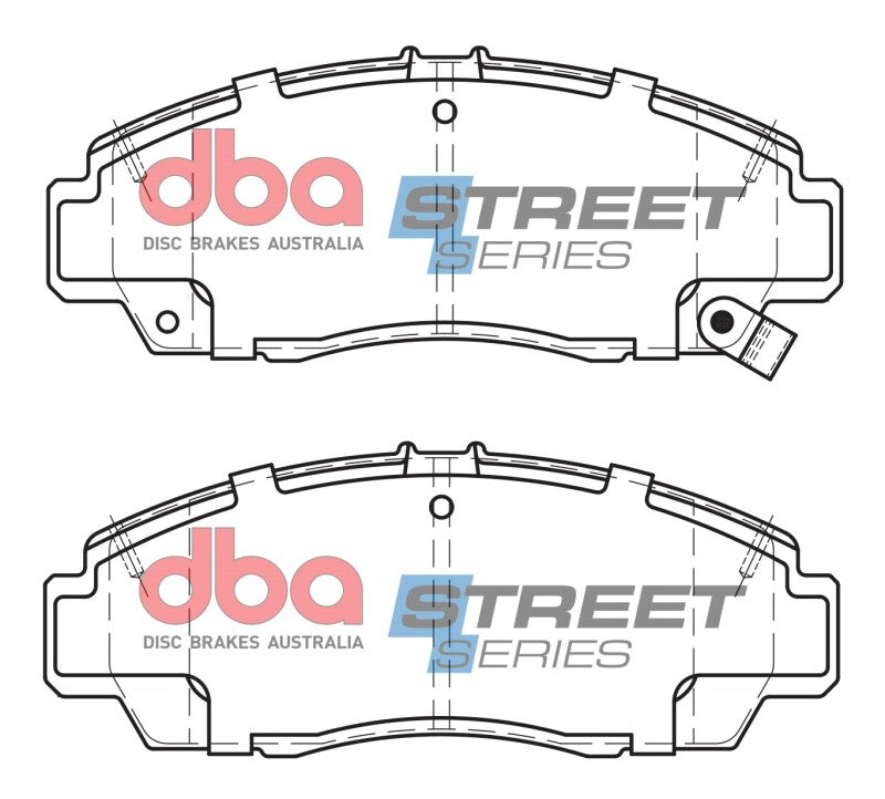 DBA Street Series Front Brake Pad Set | Honda Odyssey (00-13) (DB1393SS)